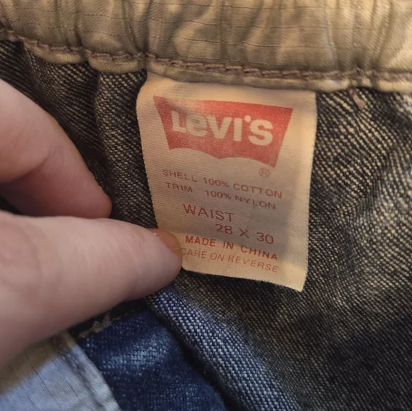 Vintage Levi's Mens 100% Cotton‎ Relaxed Fit Acid Stone Wash Jeans Size W28 L30 - Picture 6 of 6
